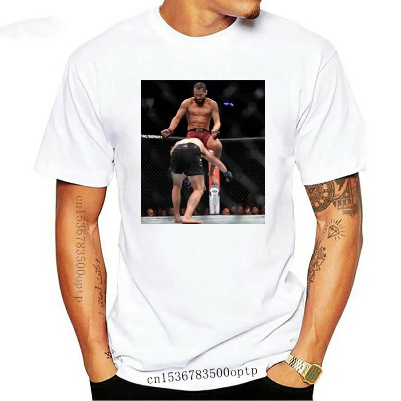 

New Jorge Masvidal Flying Knee Knockout Ben Askrenharajuku Streetwear Shirt Menfighter Fan T Shirt