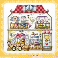 cross stitch set chinese cross stitch kit embroidery needlework craft packages cotton fabric floss new designs embroideryso372
