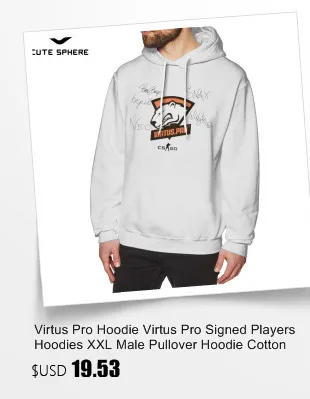 Virtus Pro толстовка с капюшоном Virtus Pro подписанные плееры толстовки XXL мужской пуловер худи хлопок красный зимний стильный длинный рукав Свободные толстовки