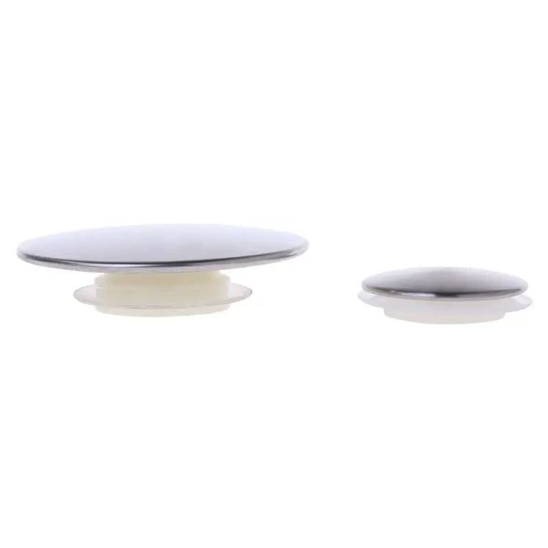 

Basin Bounce Button Pop-up Drain Plug Sink Water Stopper Chrome For Bathroom Kitchen R9UC