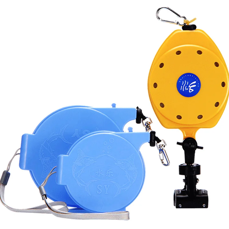 

Fishing tackle box-type missed rope automatic telescopic fishing box fishing chair fishing rope high-elastic guard rod rope