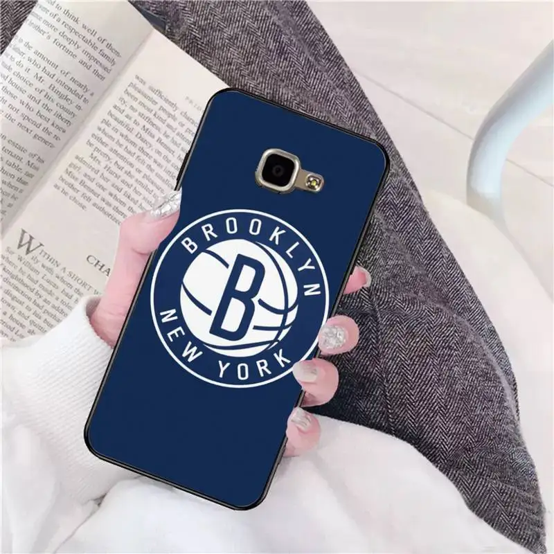 

ZFGHSHYQ Brooklyn Nets Black TPU Phone Case For Samsung A 9 10 20 30 40 M20 S 30 31 J5(2015) J5prime 6 7 Plus