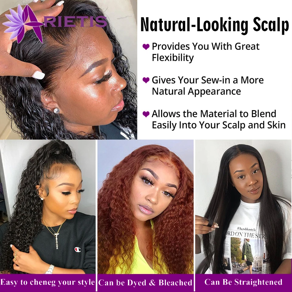 360 парик с фронтальным кружевом глубокая волна фронтальные человеческие волосы