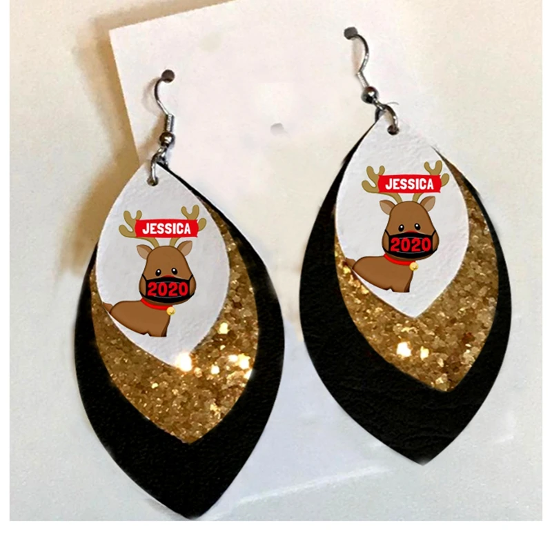 1 пара X Серьги Веселый Рождественский Санта Клаус красная серьга набор серьги