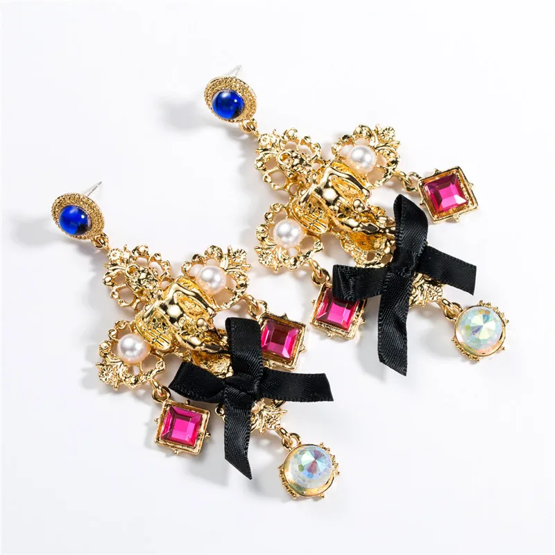 Женские Модные Винтажные серьги 2019 имитация жемчуга акриловые женские длинные