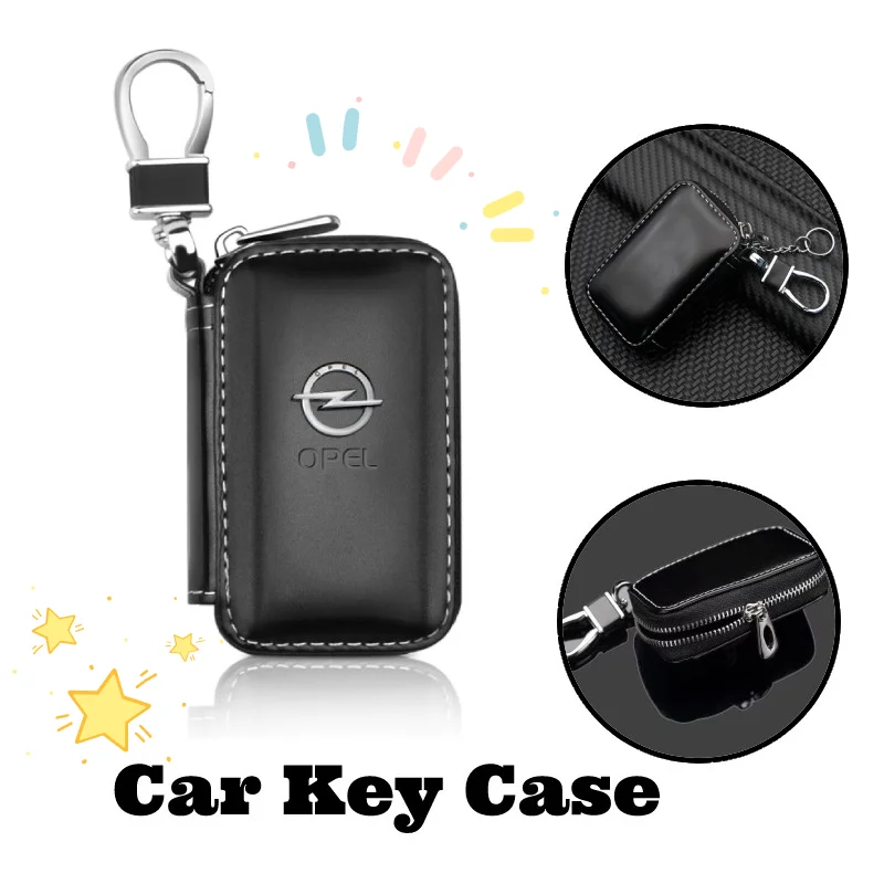 

Car Leather Key Bag Fashion Multifunction Keychain Case For Opel Astra H G J Insignia Mokka Zafira Corsa Vectra C D Accessories