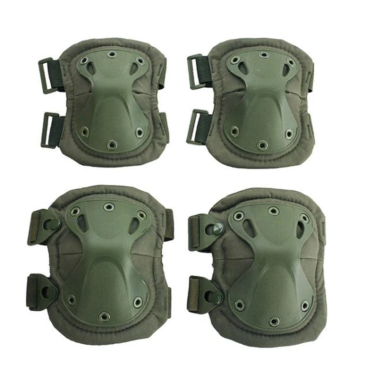Kneepad elbow pads Военные тактические наколенники армии США, пейнтбол, страйкбол, охотничьи Защитные Налокотники, защитные наколенники для военных игр - Цвет: Kneepad elbow pads