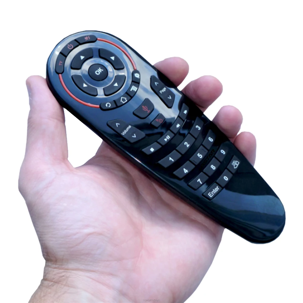 HUACP G30 Air mouse 33 клавиши ИК-обучения гироскопа Google голосовой поиск 2,4G Fly Air mouse универсальный пульт дистанционного управления для Smart tv Box