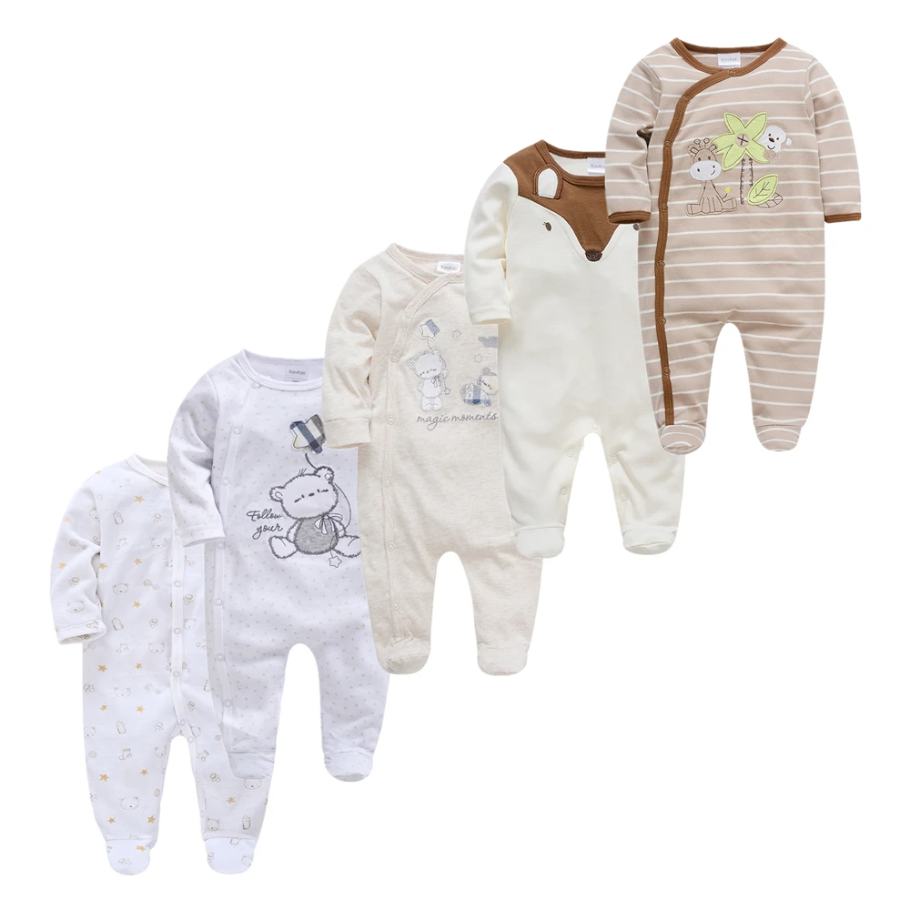 Roupas bebe fille/хлопковые пижамы для маленьких мальчиков Комбинезоны малышей Мягкие