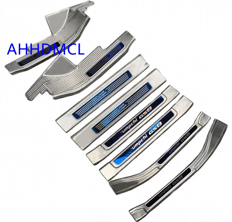 Автомобиль Добро пожаловать педаль порог полосы порога прокладки для Trumpchi GS8 2017