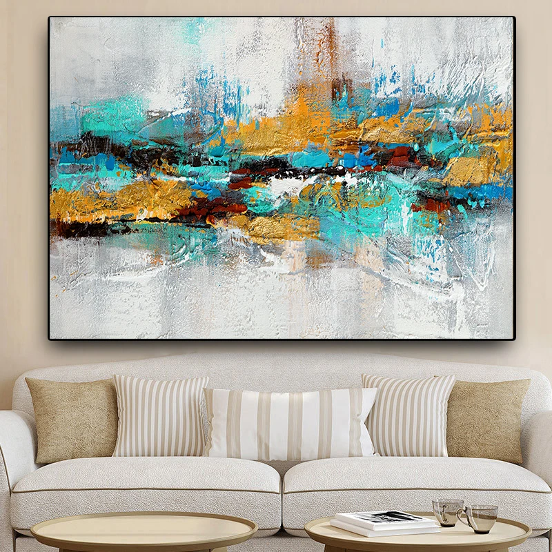 Kopen 130X200Cm Print Stilleven Ronde Abstract Olieverfschilderij Art Wall Pictures Voor Woonkamer Muur Art Poster Cuadros Decor