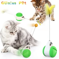 cat toys interactive toys for cats free shipping feather catnip ball play balance movement interact colorful for cat accessories