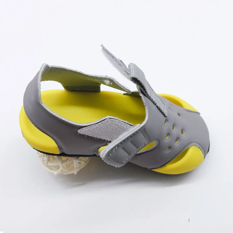 Сандалии для девочек и мальчиков ПУ кожа перфорированная подошва повседневные