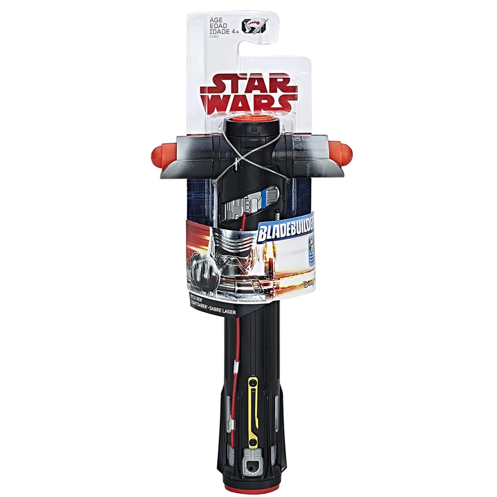 Sable de luz extensible de Star Wars, juguete de construcci&oacute;n de BladeBuilders de Jedi, Kylo Ren, sable de luz, estirable, Hasbro C1567-2