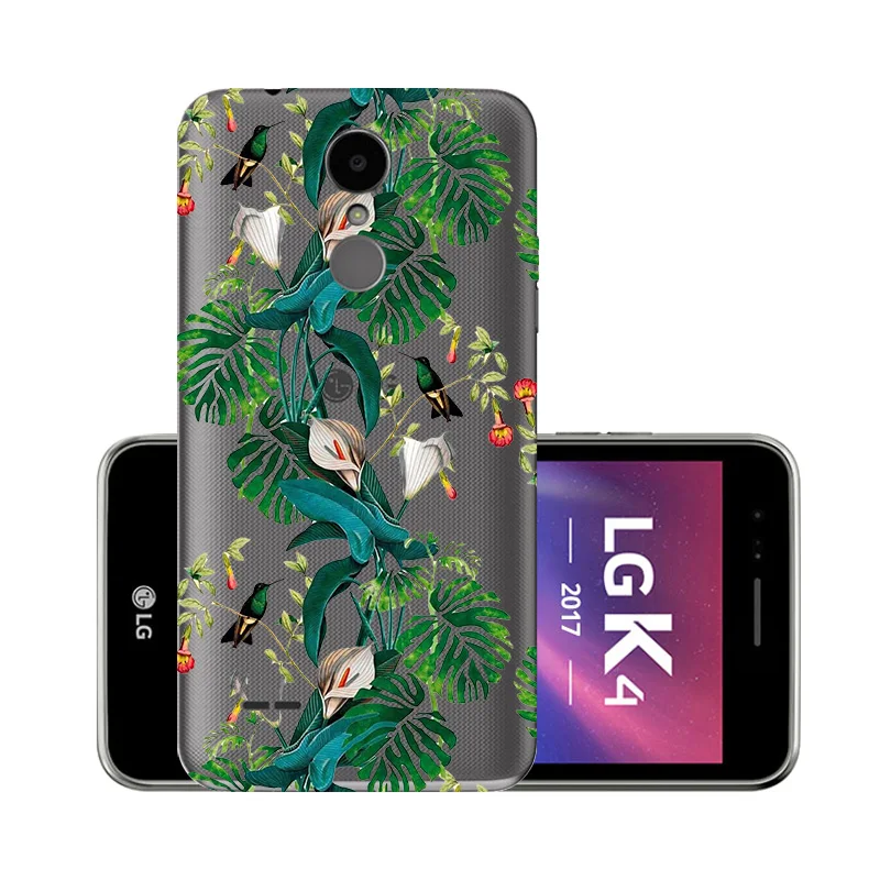 Для LG K4 2017 M160 чехол Чехол прозрачный мягкий ТПУ для телефона Феникс 3 силиконовый