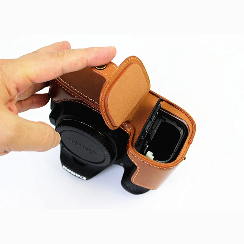 Чехол для портативной камеры чехол из искусственной кожи Canon EOS 90D 80D 70D 60D