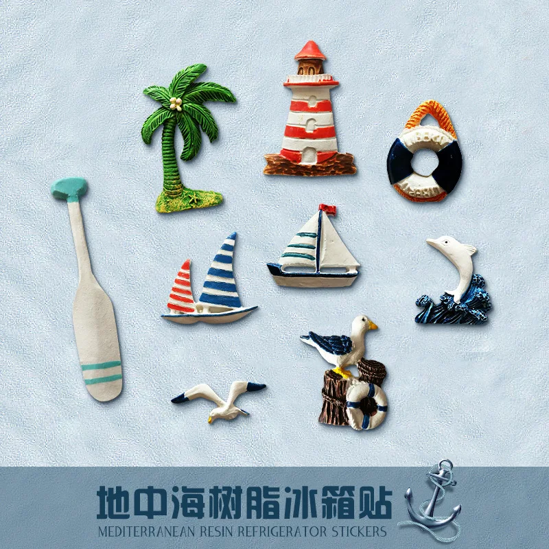 Креативный холодильник из смолы изысканный стерео магнит мультфильм стикеры на