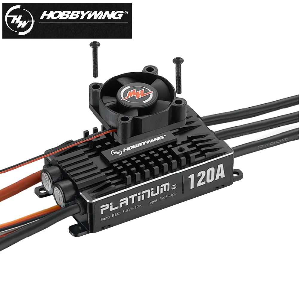Hobbywing Platinum V4 25A/60A /80A/120A/130A/200A бесщеточный ESC для RC PFV Дрон с неподвижным крылом
