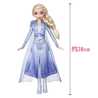 hasbro frozen cartoon figure elsa doll for girl collections kids s 28cm joint movable pvc modelfor kid toys gift