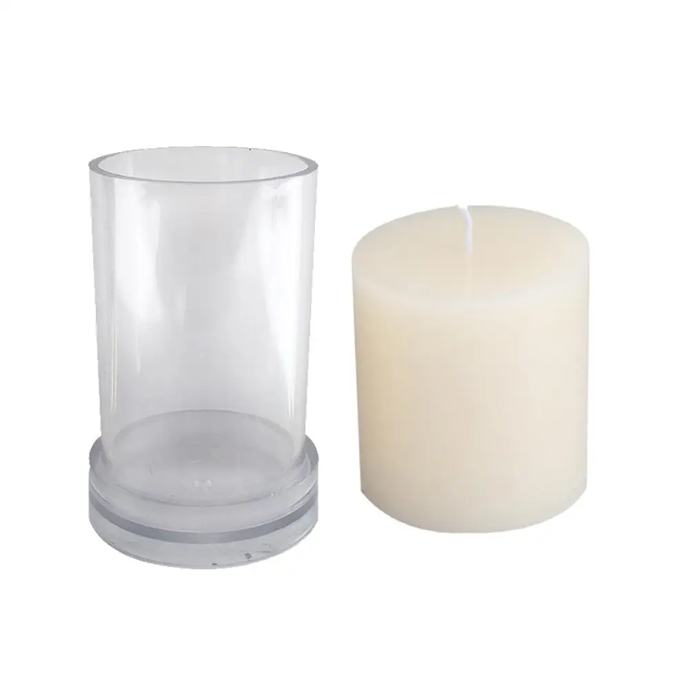 Цилиндрическая форма для свечей силиконовая сделай сам гипсовая глиняная Смола