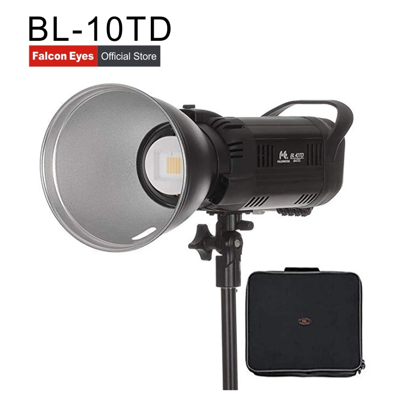 online Falcon Olhos LED Estúdio Luz De Vídeo De Preenchimento 100W Bi-color 3000 K-8000 K Filme Fotografia Iluminação Com Baioneta & Handle BL-10TD Bowen
