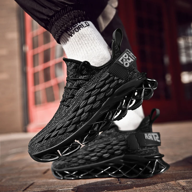 Новинка мужские кроссовки для бега дышащая спортивная обувь противоскользящая