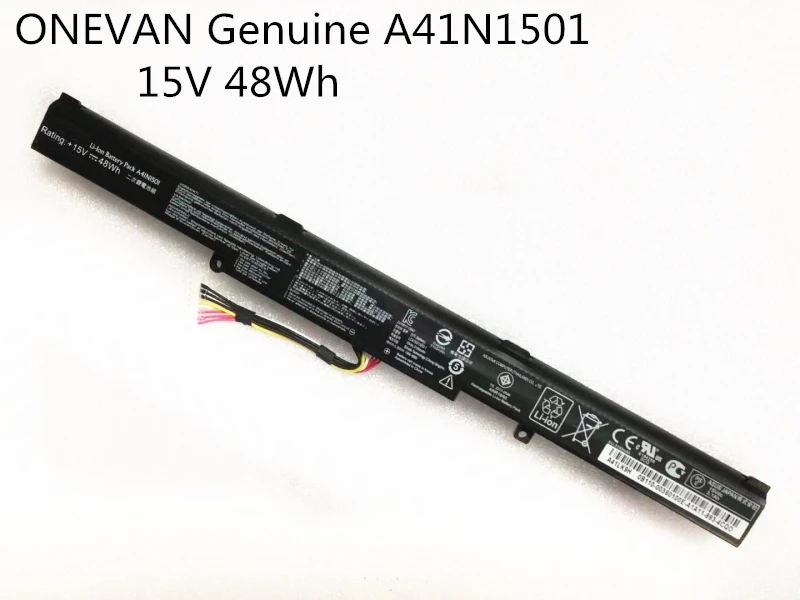 ONEVAN натуральная A41N1501 Батарея для ASUS GL752JW GL752 GL752VL GL752VW N552 N552V N552VW N752 N752V N752VW N752VX A41LK9H