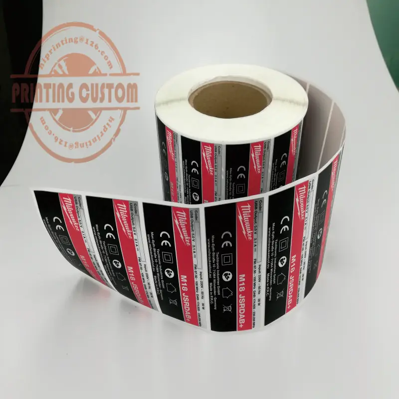 2x2 дюйма белая виниловая наклейка печать на заказ/kiss cut sticker