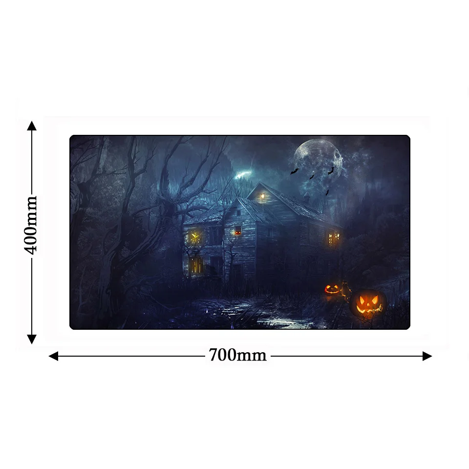 Коврик для мыши в виде тыквы фонаря Хэллоуина большая компьютерная игра игровой