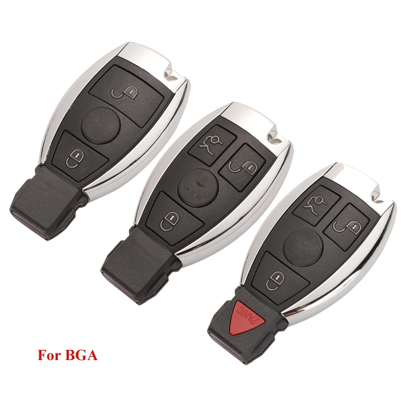 Jingyuqin Smart Remote Key Shell Fob для Mercedes Benz 2000 год + поддерживает оригинальные NEC и BGA 2/3/4