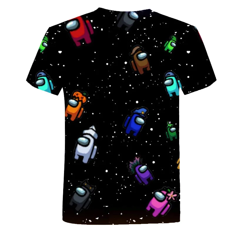 

New Game Among Us Kawaii T Shirt Children 2020 Funny Summer Casual Cartoon Tops Anime Graphic Tees Hip Hop Unisex Tshirt Kid
