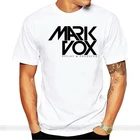 Логотип Vox Мужская Повседневная футболка с графическим рисунком забавная стильная рубашка с коротким рукавом Однотонная мужская одежда мужские футболки