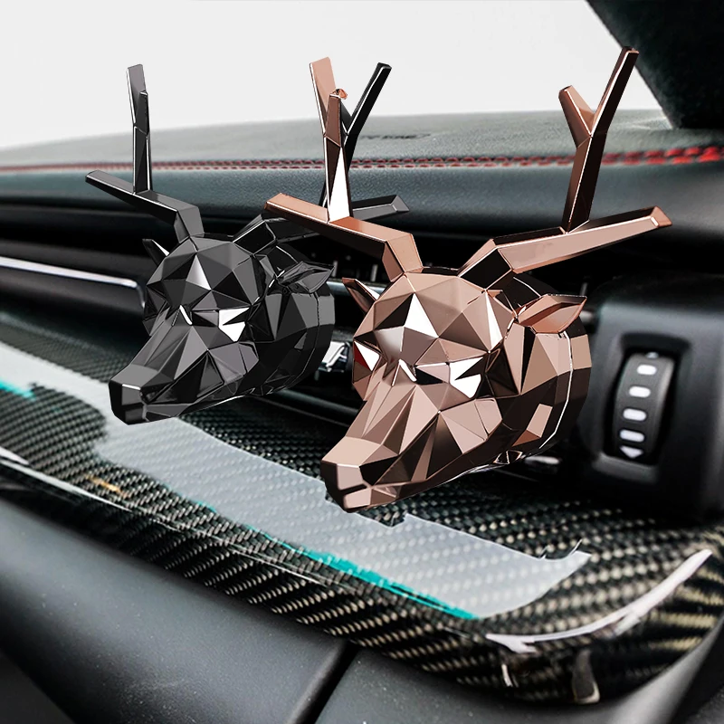 Без коробки без духов крутой дизайн оленя освежитель воздуха для бульдога