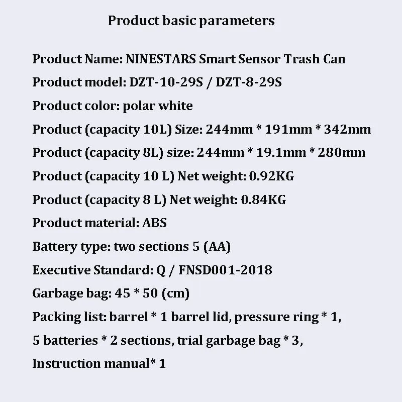 Xiaomi умный мусорный бак Ванная Комната Автоматический мусорный бак пакет датчик мусор Индукционная крышка отходы мусор корзина туалет для кухонного мусора 4