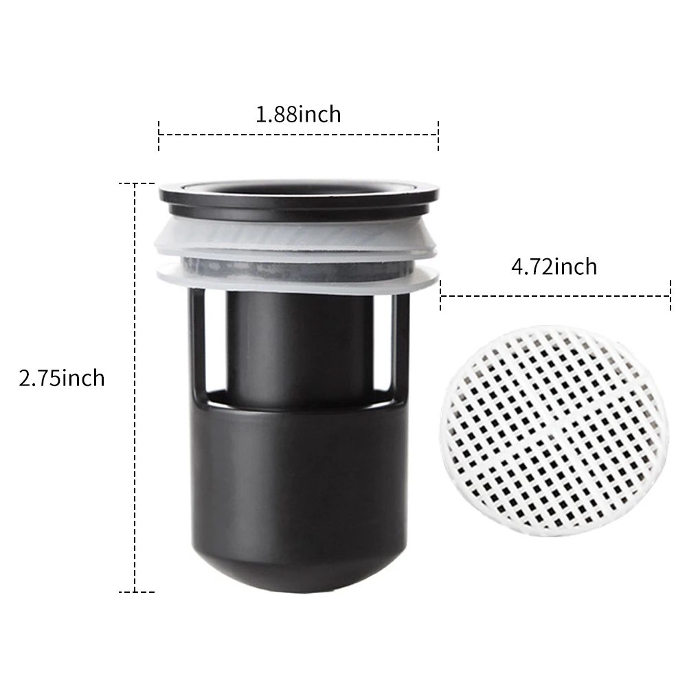 

Shower Floor Drain Sink Strainer Drain Protector Hair Stopper Catcher Home Anti-Odor Floor Drain For Bathroom Toilet Tub Kitchen