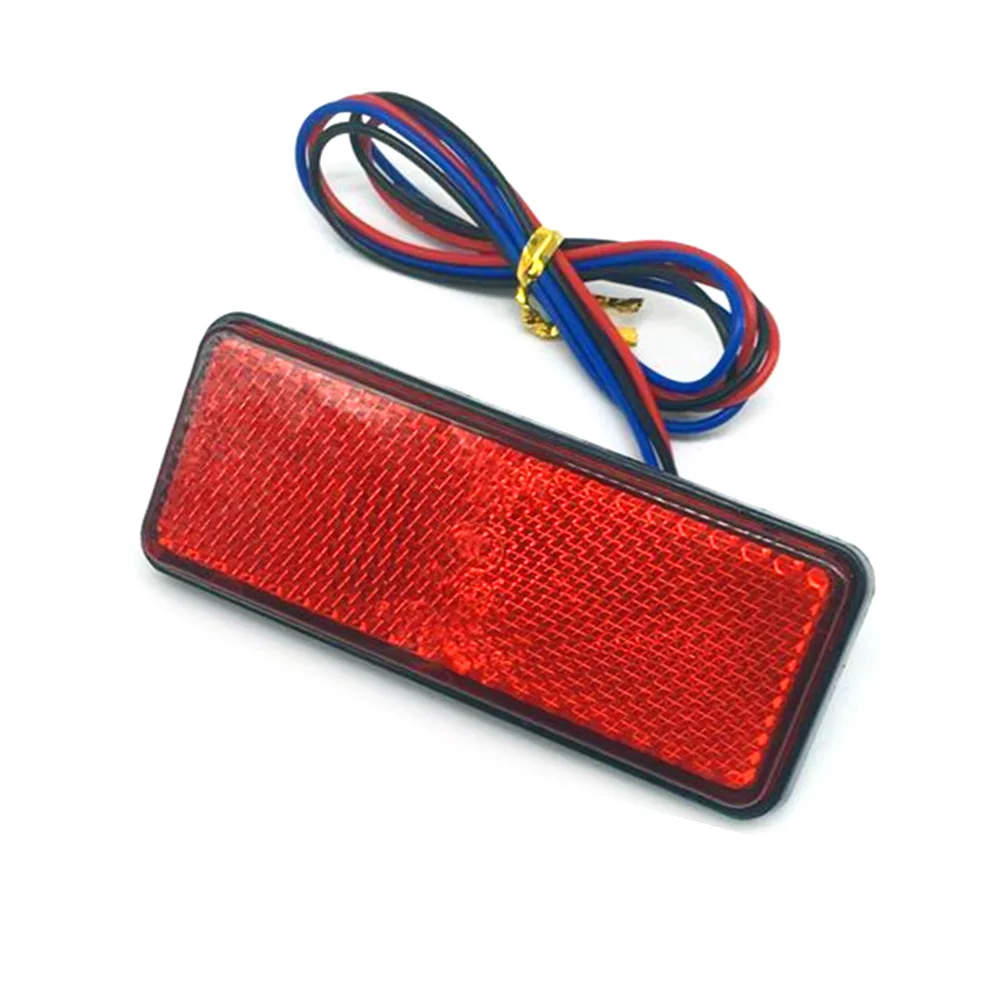 MrY 1 Pcs 24V LED Motorcycle ATV Reflector Rear Tail Brake Stop signal Marker Light For CAR Truck SUV Trailer Scooter Jeep |