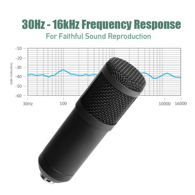 Usb потоковый Podcast Pc микрофон профессиональный студийный кардиоидный