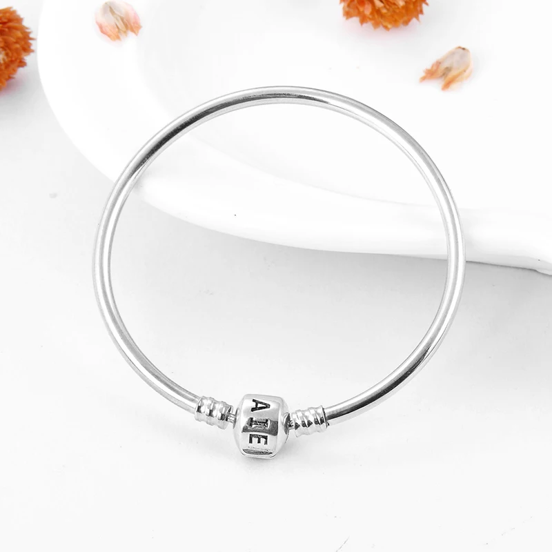 Женский браслет из серебра 100% пробы со змеиным плетением|Гибкие и жесткие