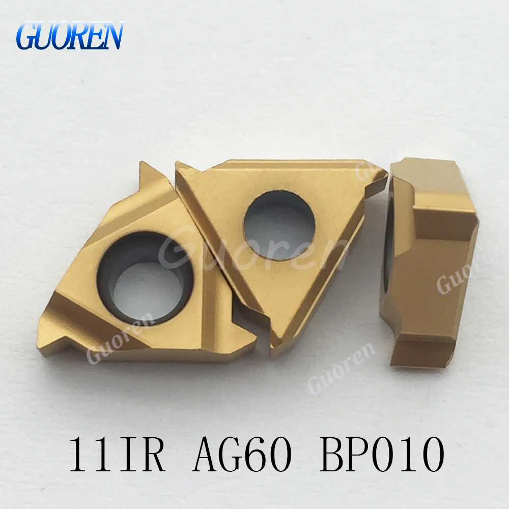 10 шт. 11ER A60 BP010/11IR BP010 резьбовые вставки с ЧПУ карбидные для магнитных сверлильных