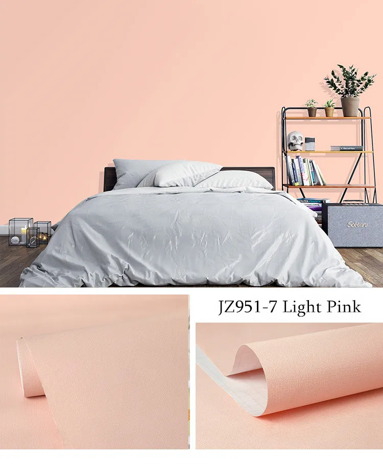 

PVC Grey Wallpaper Self-Adhesive Peel And Stick Textured Vinyl Removable Thicken Papers For Cabinet Shelf Liner Wall Backdrop
