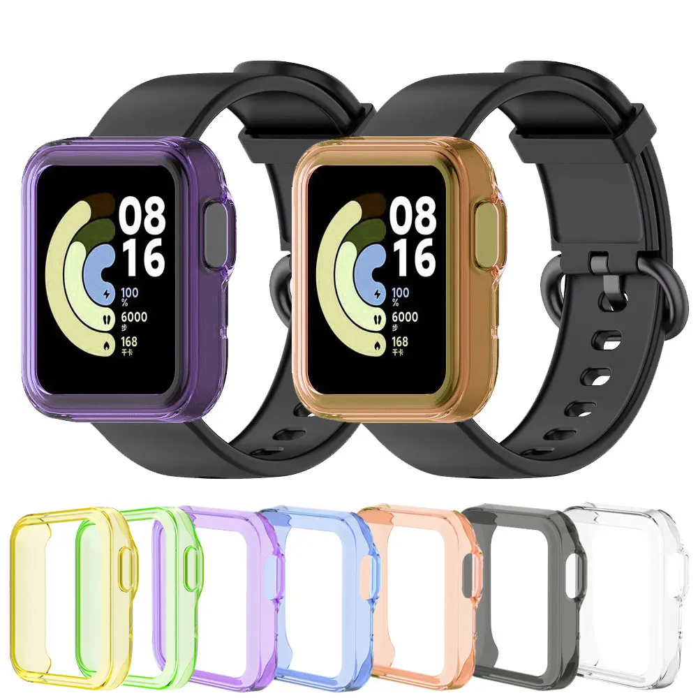 

2021 Ultra-Slim TPU Watch Case For Xiaomi Mi Watch Lite Skin Protective Cover Global Version For Redmi Watch Accessories