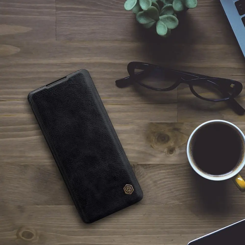 Для Huawei Honor 30 20 Pro Чехол Nillkin Qin Флип кожаный чехол Роскошный деловой для телефона
