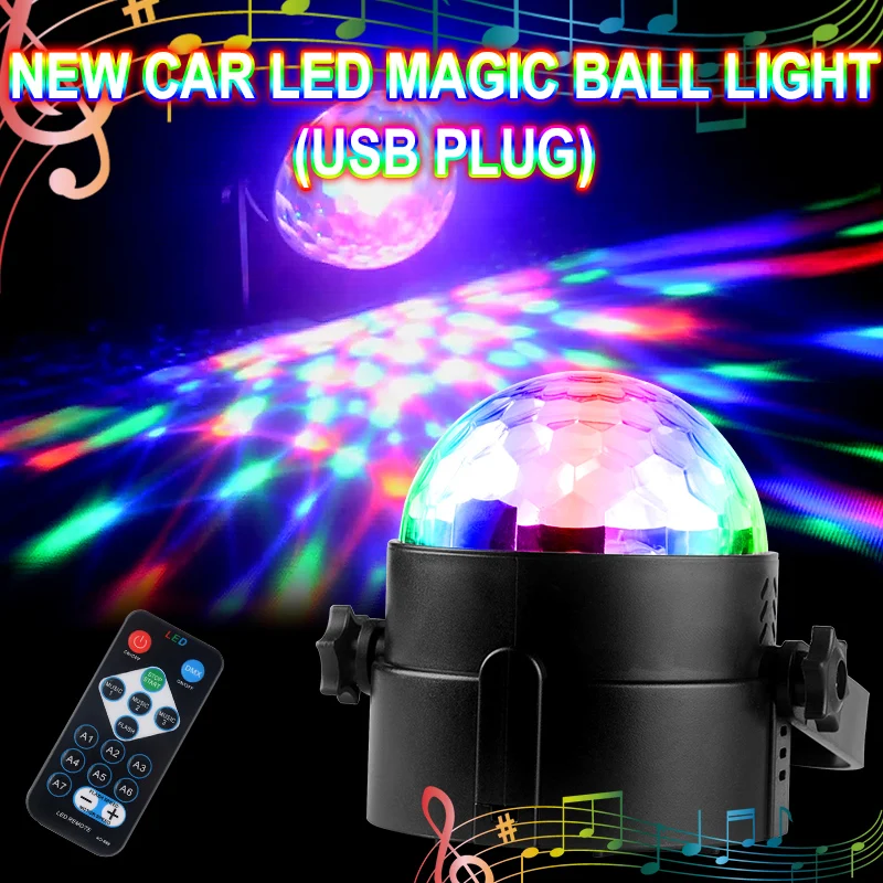 DERI RGB LED Decoration Atmosphere DJ Lights Laser Auto Party Disco Club Colorful Effect Lamp Car Music Sound Control | Автомобили и
