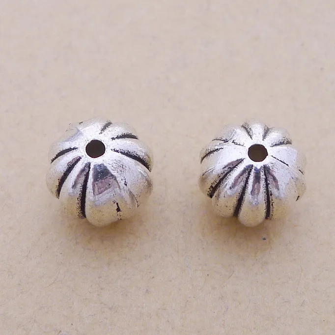 

Supplies For Jewelry Making Round Spacer Antique Silver Color 11*11mm 3 Pieces