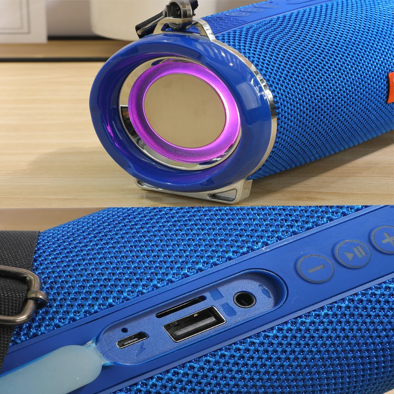 Портативная Bluetooth-Колонка T &amp G TG192 со светодиодсветильник | Электроника