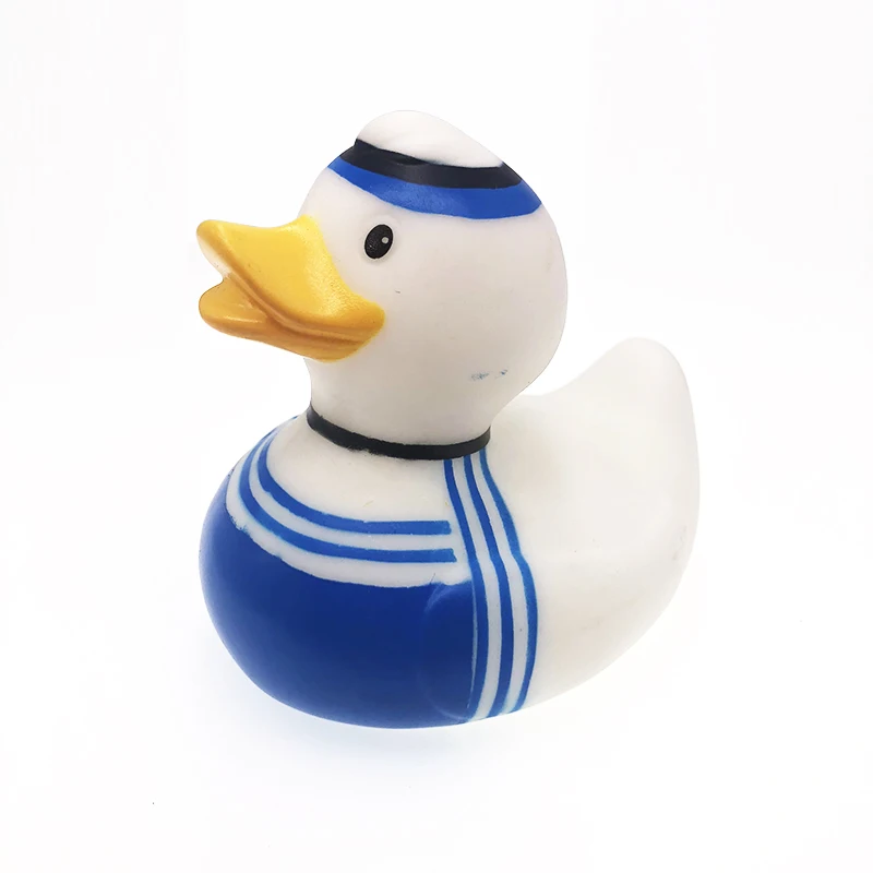 10 см детская игрушка для ванны синяя белая утка моряк стиль детский душ игры
