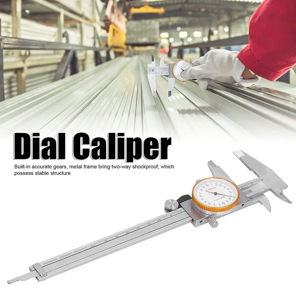 

1pcs Dial Vernier Caliper Dial Vernier Caliper With Dial 0-150mm Convenient