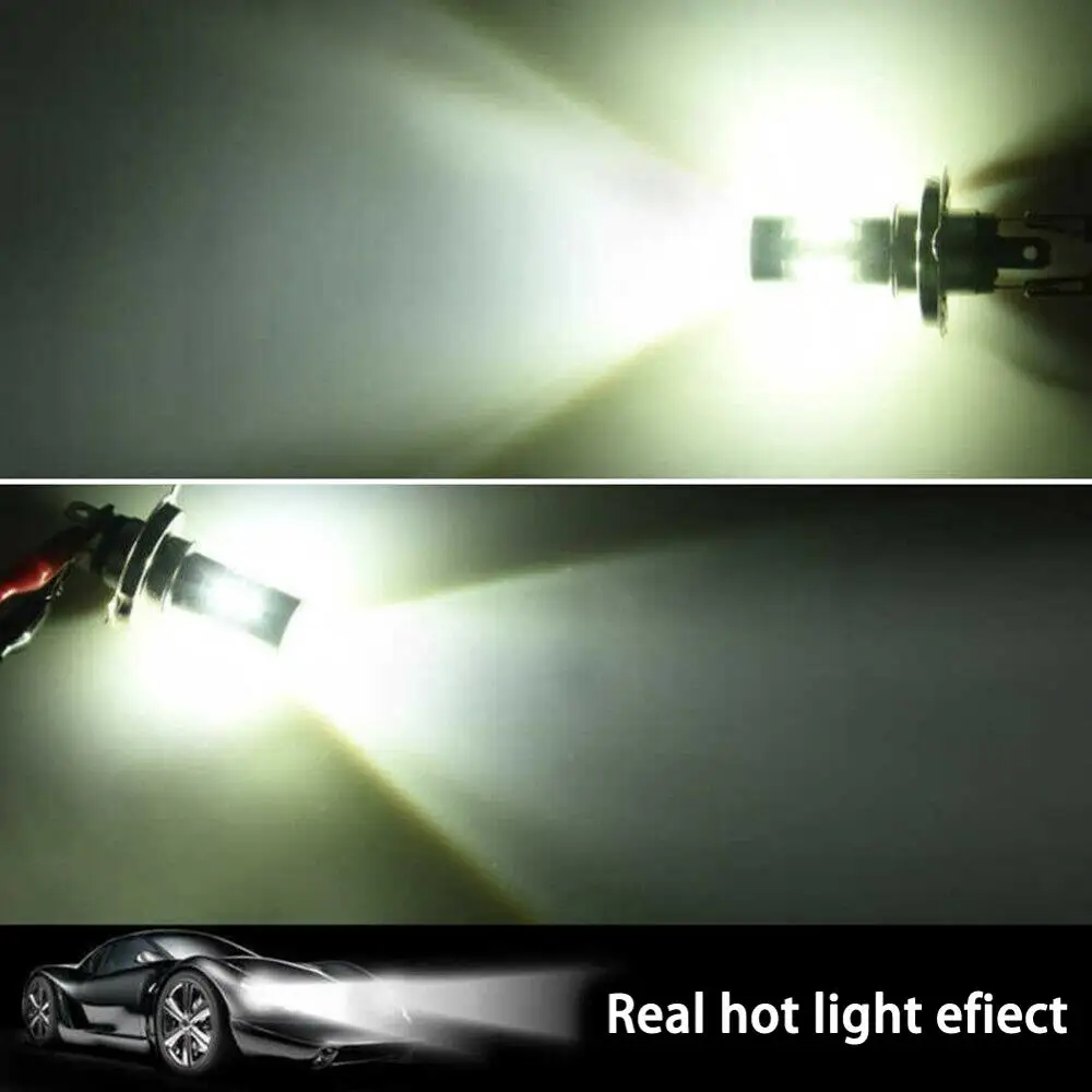 

2 PCS LED H4 HB2 9003 Car LED Headlights Bulbs 60W 1800LM 6000K 12/24V High / Low Beam CSP Chips Accessories Fog Lights For Cars