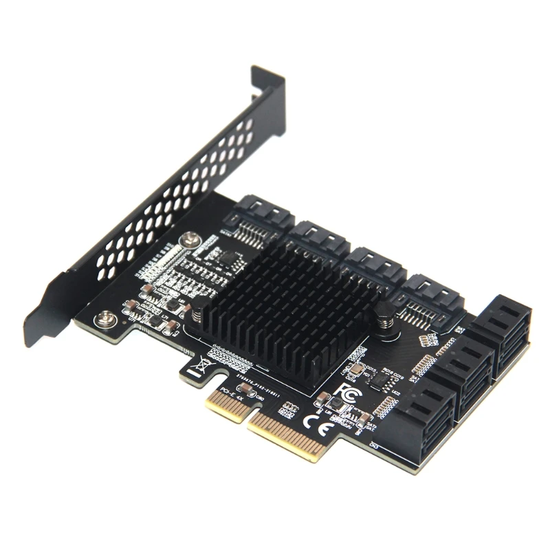 

87HA PCI-E 10P SATA3.0 АДАПТЕРНЫЕ карты и обратная совместимость PCIE к SATA 3.0 радиаторы из алюминиевого сплава более стабильные