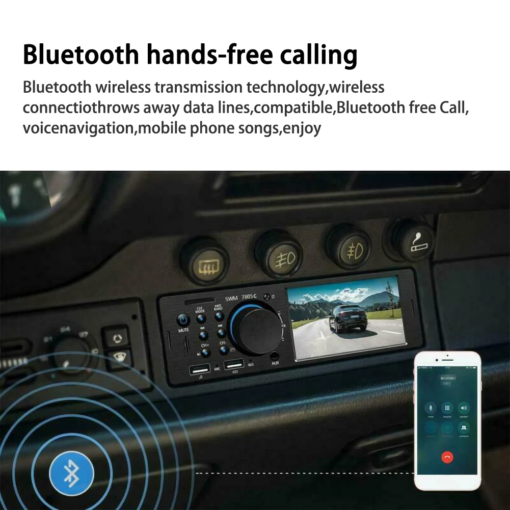 Автомобильные электроприборы 4 1 дюйма HD Din автомагнитола стерео замена WMA Bluetooth AUX